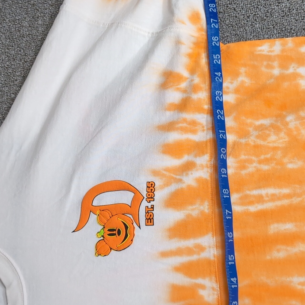 Disney Parks Halloween 2024 Spirit Jersey Tie Dye Pumpkin Mickey Mouse Size Lrg - Picture 13 of 14